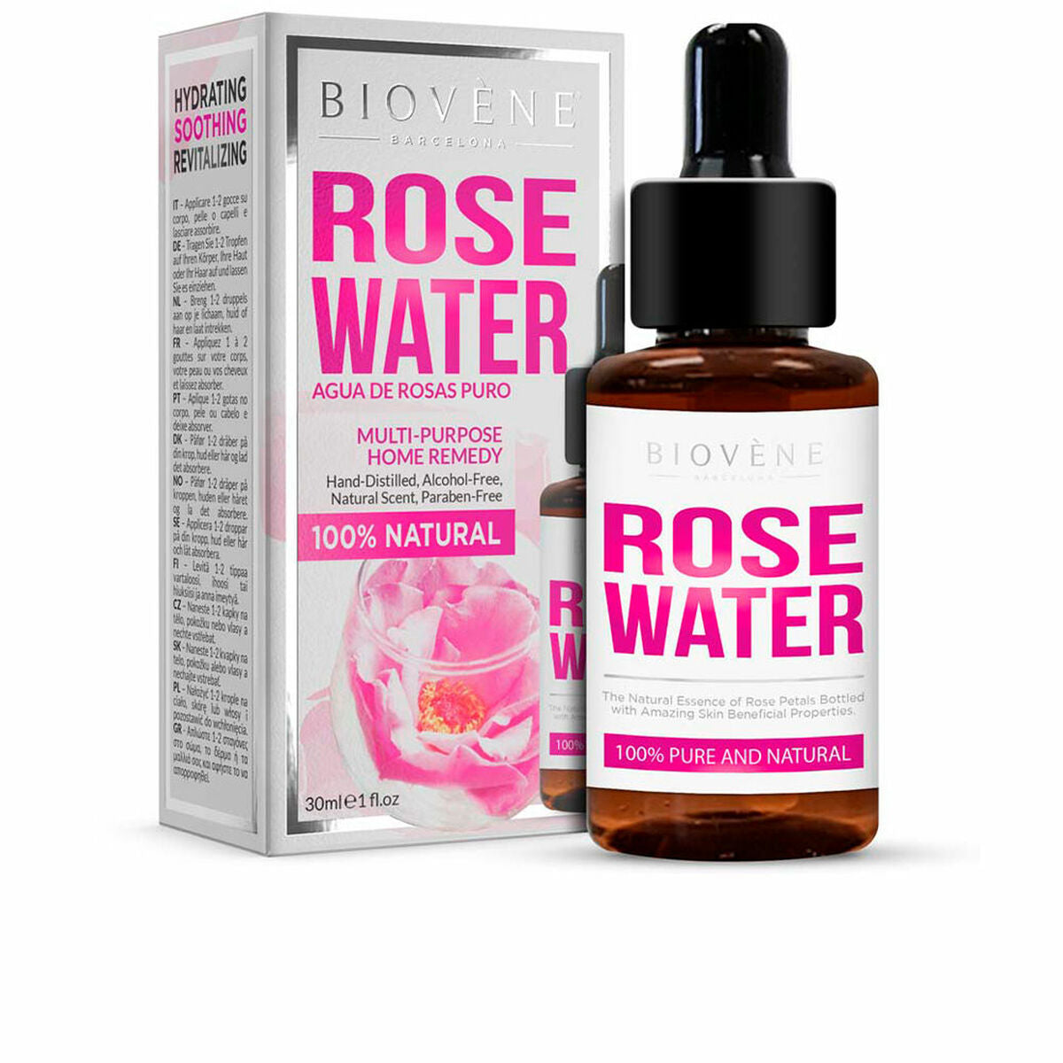 Rose Water Toner Biovène Rose Water Pure And Natural