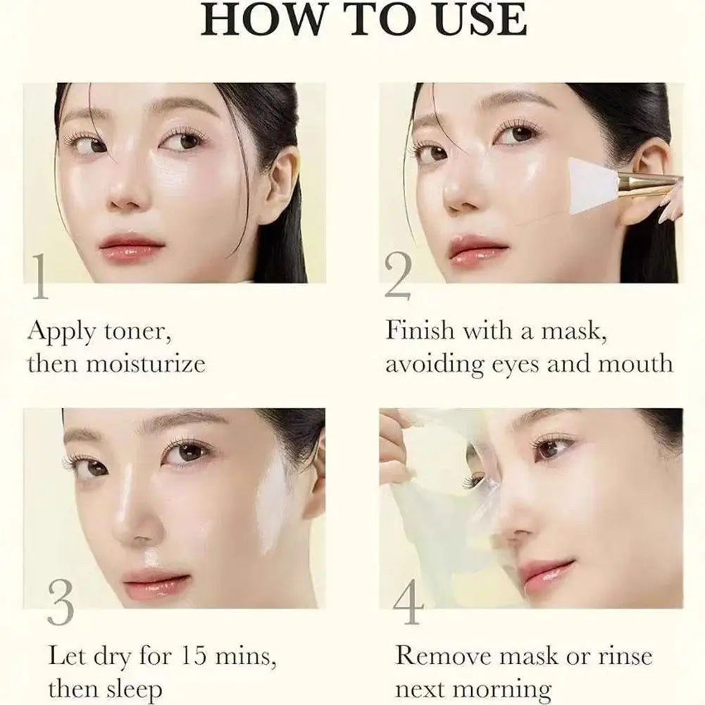 Medicube Kojic Acid Turmeric Mask set with brush and wrapping film | complete kit