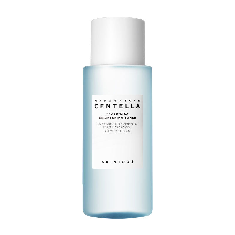 The SKIN1004 Hyalu-Cica Brightening Toner is a refreshing, multi-benefit toner that helps hydrate, brighten, and smooth the look of skin. 210 ml