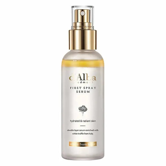d’Alba White Truffle First Spray Serum 100ml front view – Korean skincare K-Beauty hydrating serum. Koreanskincare.