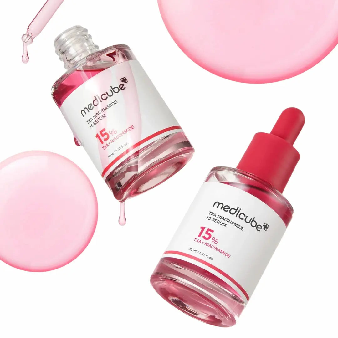 Lightweight serum texture—TXA 5% and Niacinamide 10%.