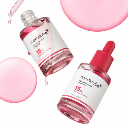 Lightweight serum texture—TXA 5% and Niacinamide 10%.