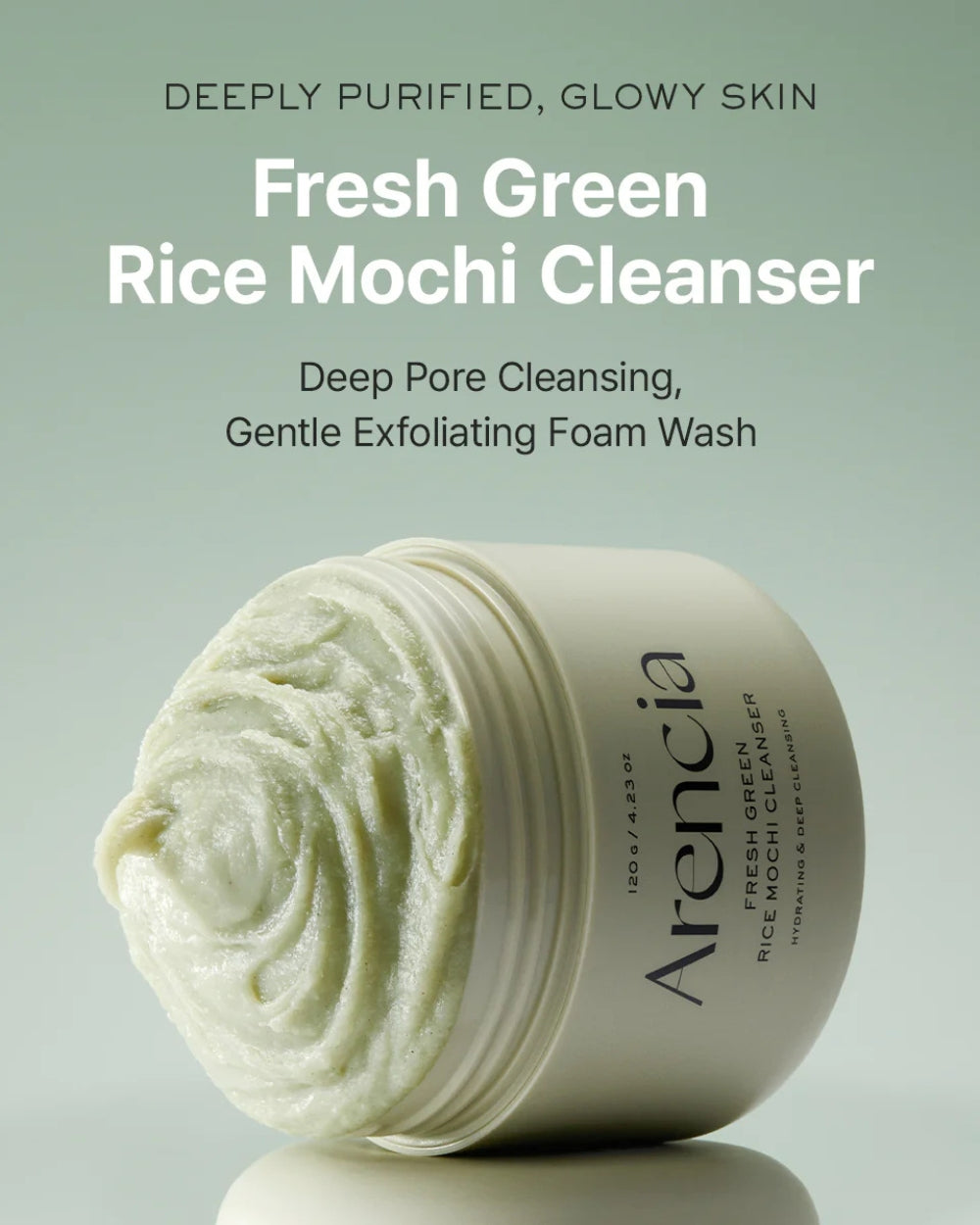 Arencia - Fresh Green Rice Mochi Cleanser